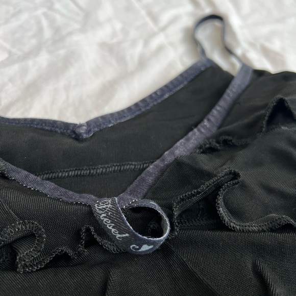 Diesel Black Ruffle Tank Top - Picture 7 of 7